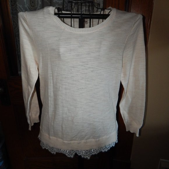 Ladies Como Vintage Lightweight Layered Look Sweater - Size L - Picture 1 of 6